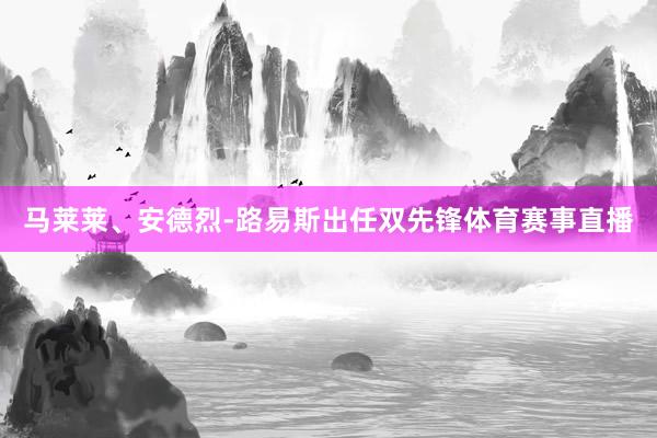 马莱莱、安德烈-路易斯出任双先锋体育赛事直播